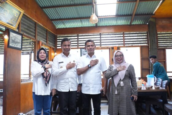 Bupati Kampar dan Bupati Solok Gelar Ramah Tamah & Koordinasi Ketahanan Pangan, Perkuat Sinergi Antar Daerah